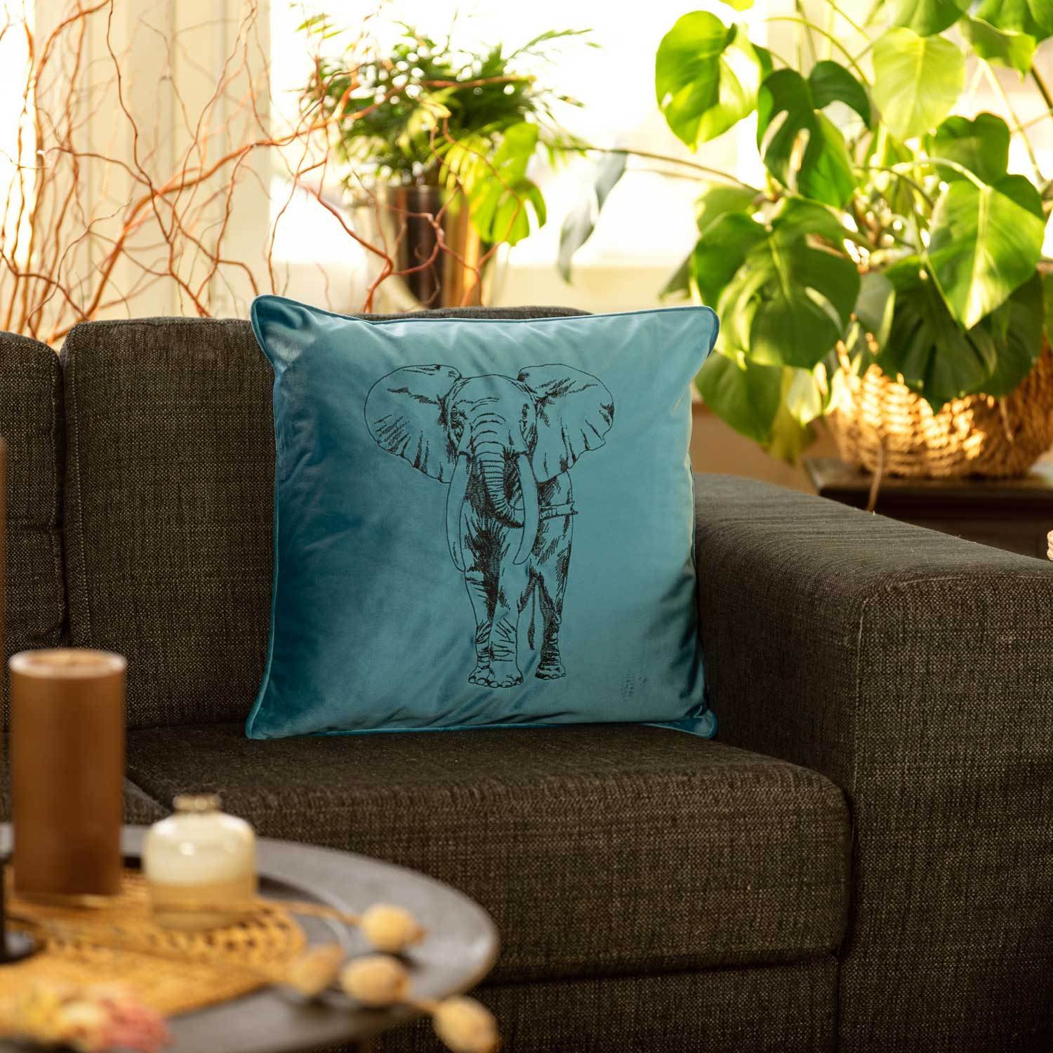 Elefant | Petrolblue